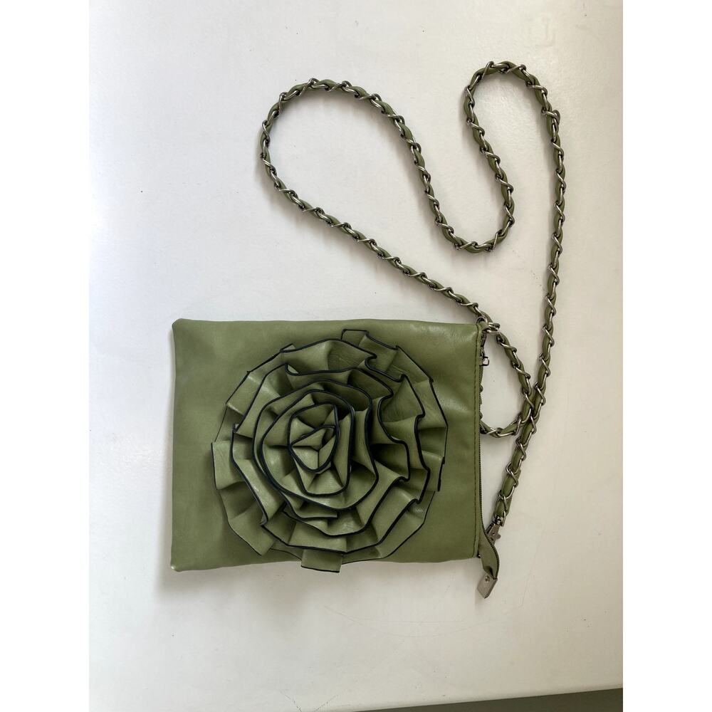 Sage green flower bag